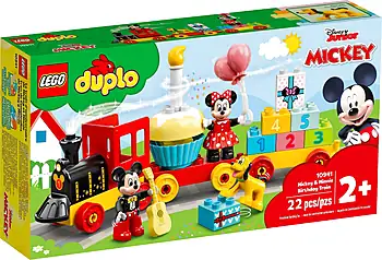 Pudełko zestawu LEGO® 10941 LEGO 10941 Duplo Urodzinowy pociąg myszek Miki i Minnie
