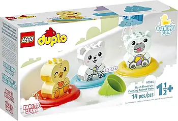 Pudełko zestawu LEGO® 10965 LEGO 10965 Duplo Zabawa w kąpieli: pływający pociąg ze zwierzątkami