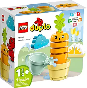 Pudełko zestawu LEGO® 10981 LEGO 10981 Duplo Rosnąca marchewka