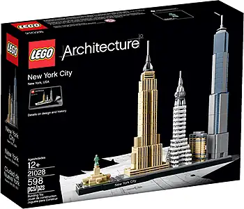 Pudełko zestawu LEGO® 21028 LEGO 21028 Architecture Nowy Jork