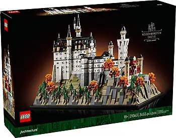 Pudełko zestawu LEGO® 21063 LEGO 21063 Architecture Zamek Neuschwanstein