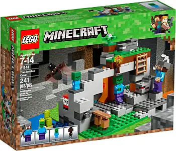 Pudełko zestawu LEGO® 21141 LEGO 21141 Minecraft Jaskinia zombie