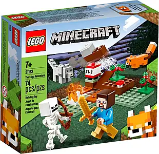 Pudełko zestawu LEGO® 21162 LEGO 21162 Minecraft Przygoda w tajdze