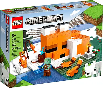 Pudełko zestawu LEGO® 21178 LEGO 21178 Minecraft Siedlisko lisów
