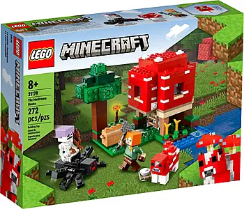Pudełko zestawu LEGO® 21179 LEGO 21179 Minecraft Dom w grzybie