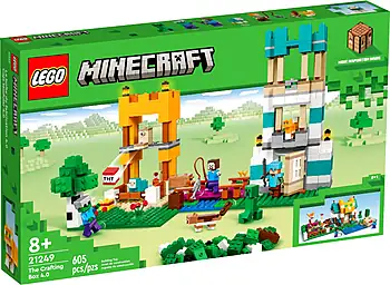 Pudełko zestawu LEGO® 21249 LEGO 21249 Minecraft Kreatywny warsztat 4.0