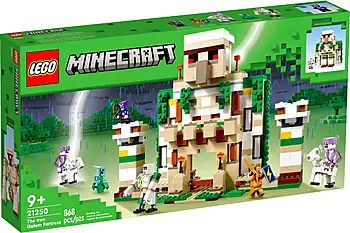 Pudełko zestawu LEGO® 21250 LEGO 21250 Minecraft Forteca żelaznego golema