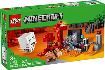 Pudełko zestawu LEGO® 21255 LEGO 21255 Minecraft Zasadzka w portalu do Netheru