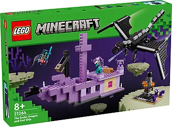 Pudełko zestawu LEGO® 21264 LEGO 21264 Minecraft Smok Kresu i statek Kresu