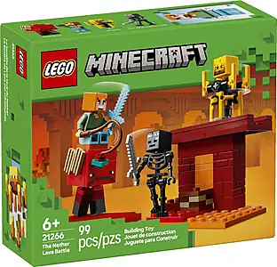 Pudełko zestawu LEGO® 21266 LEGO 21266 Minecraft Bitwa na moście Netheru