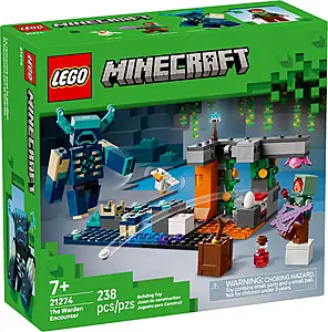 Pudełko zestawu LEGO® 21274 LEGO 21274 Minecraft Spotkanie ze strażnikiem