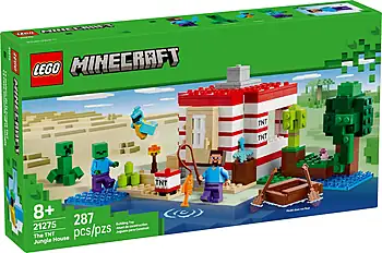 Pudełko zestawu LEGO® 21275 LEGO 21275 Minecraft Dom TNT w dżungli