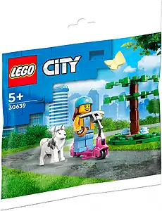 Pudełko zestawu LEGO® 30639 LEGO 30639 City Wybieg dla psów i hulajnoga