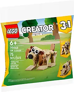 Pudełko zestawu LEGO® 30666 LEGO 30666 Creator 3 w 1 Prezentowe zwierzęta
