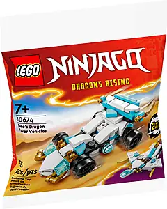 Pudełko zestawu LEGO® 30674 LEGO 30674 NINJAGO Smocza moc Zane’a — pojazdy