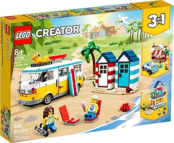 Pudełko zestawu LEGO® 31138 LEGO 31138 Creator 3 w 1 Kamper na plaży