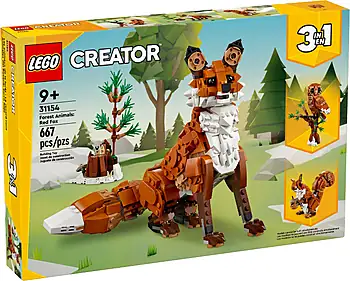 Pudełko zestawu LEGO® 31154 LEGO 31154 Creator 3 w 1 Leśne zwierzęta: Czerwony lis