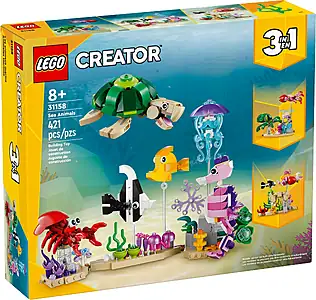 Pudełko zestawu LEGO® 31158 LEGO 31158 Creator 3 w 1 Zwierzęta morskie