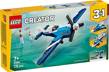 Pudełko zestawu LEGO® 31160 LEGO 31160 Creator 3 w 1 Statek powietrzny: samolot wyścigowy