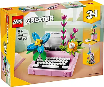 Pudełko zestawu LEGO® 31169 LEGO 31169 Creator 3 w 1 Maszyna do pisania z kwiatami
