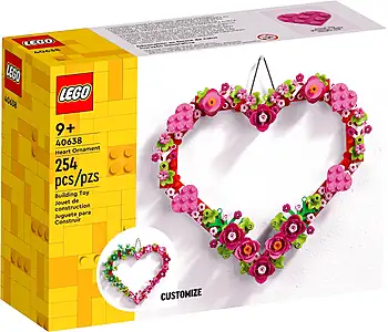 Pudełko zestawu LEGO® 40638 LEGO 40638 Ozdoba w kształcie serca