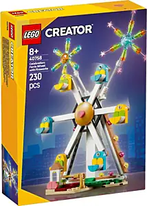 Pudełko zestawu LEGO® 40758 LEGO 40758 Creator Świętowanie: diabelski młyn z fajerwerkami