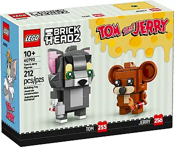 Pudełko zestawu LEGO® 40793 LEGO 40793 BrickHeadz Figurki Toma i Jerry’ego
