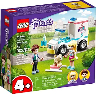 Pudełko zestawu LEGO® 41694 LEGO 41694 Friends Karetka kliniki dla zwierzątek