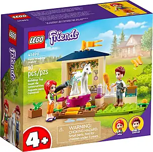 Pudełko zestawu LEGO® 41696 LEGO 41696 Friends Kąpiel dla kucyków w stajni