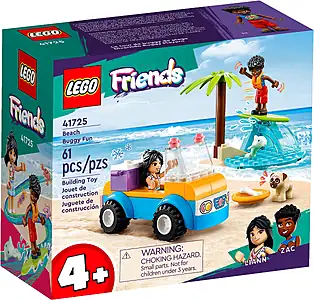 Pudełko zestawu LEGO® 41725 LEGO 41725 Friends Zabawa z łazikiem plażowym