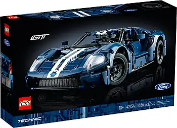 Pudełko zestawu LEGO® 42154 LEGO 42154 Technic Ford GT, wersja z 2022 roku