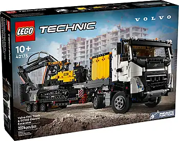 Pudełko zestawu LEGO® 42175 LEGO 42175 Technic Ciężarówka Volvo FMX i koparka EC230 Electric