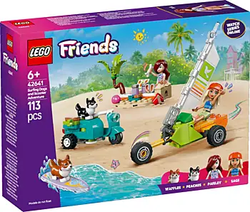 Pudełko zestawu LEGO® 42641 LEGO 42641 Friends Przygoda z surfującymi psami i skuterem