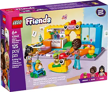 Pudełko zestawu LEGO® 42645 LEGO 42645 Friends Pokój zabaw młodszej siostry Aliyi