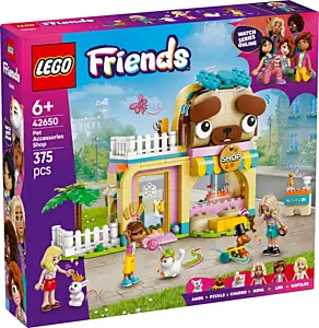 Pudełko zestawu LEGO® 42650 LEGO 42650 Friends Sklep z akcesoriami dla zwierząt