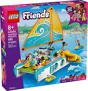 Pudełko zestawu LEGO® 42664 LEGO 42664 Friends Przygoda na łodzi
