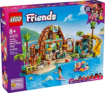Pudełko zestawu LEGO® 42673 LEGO 42673 Friends Rodzinne wakacje na plaży