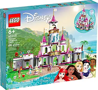 Pudełko zestawu LEGO® 43205 LEGO 43205 Disney Zamek wspaniałych przygód