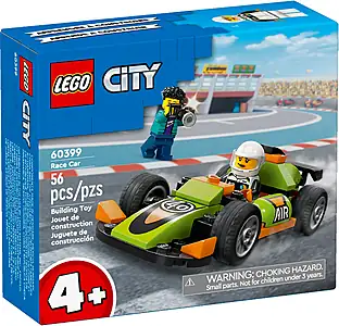 Pudełko zestawu LEGO® 60399 LEGO 60399 City Zielony samochód wyścigowy
