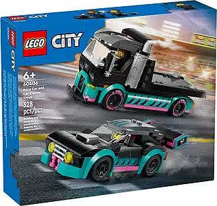 Pudełko zestawu LEGO® 60406 LEGO 60406 City Samochód wyścigowy i laweta
