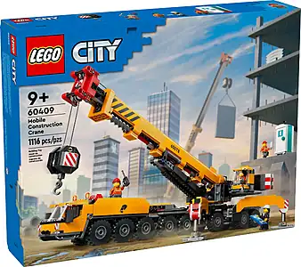 Pudełko zestawu LEGO® 60409 LEGO 60409 City Żółty ruchomy żuraw