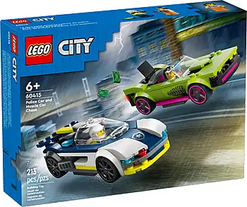 Pudełko zestawu LEGO® 60415 LEGO 60415 City Pościg radiowozu za muscle carem