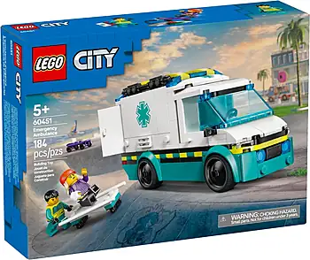 Pudełko zestawu LEGO® 60451 LEGO 60451 City Karetka pogotowia