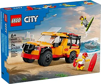 Pudełko zestawu LEGO® 60453 LEGO 60453 City Furgonetka ratowników plażowych