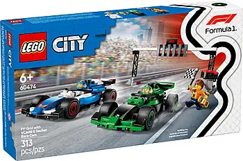 Pudełko zestawu LEGO® 60474 LEGO 60474 City Padok F1 z bolidami VCARB i Sauber