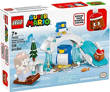 Pudełko zestawu LEGO® 71430 LEGO 71430 Super Mario Śniegowa przygoda penguinów – zestaw rozszerzający
