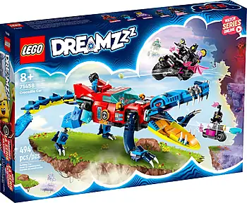 Pudełko zestawu LEGO® 71458 LEGO 71458 DREAMZzz Krokodylowy samochód