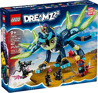 Pudełko zestawu LEGO® 71476 LEGO 71476 DREAMZzz Zoey i sowokot Zian