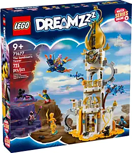 Pudełko zestawu LEGO® 71477 LEGO 71477 DREAMZzz Wieża Piaskina