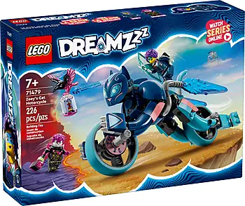 Pudełko zestawu LEGO® 71479 LEGO 71479 DREAMZzz Koci motocykl Zoey